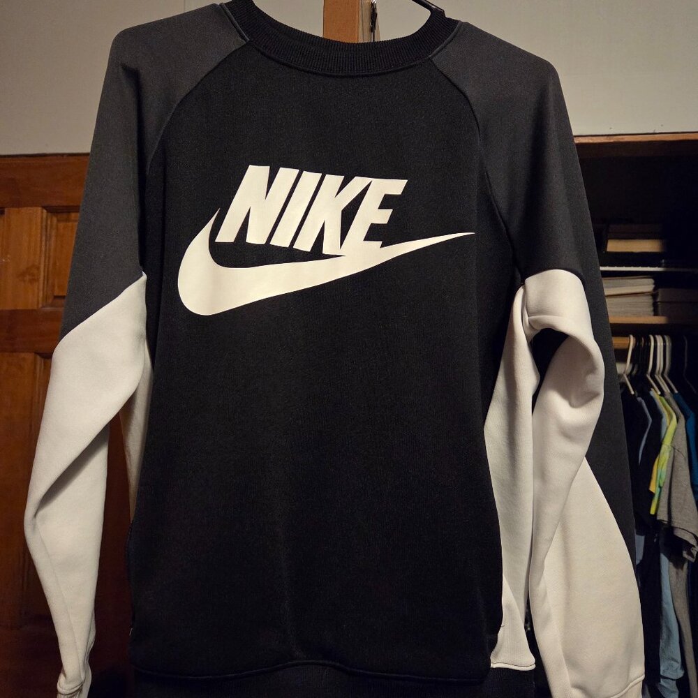Nike Black and White Sweater
